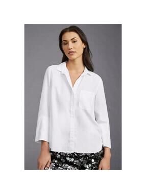 CLOTH & STONE by Anthropologie Women’s Button-down Shirt in White-Size Medium